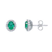 Orecchini Babila Milano Donna For Ever in Oro Smeraldo 0.70 Ct 211579 - 211579